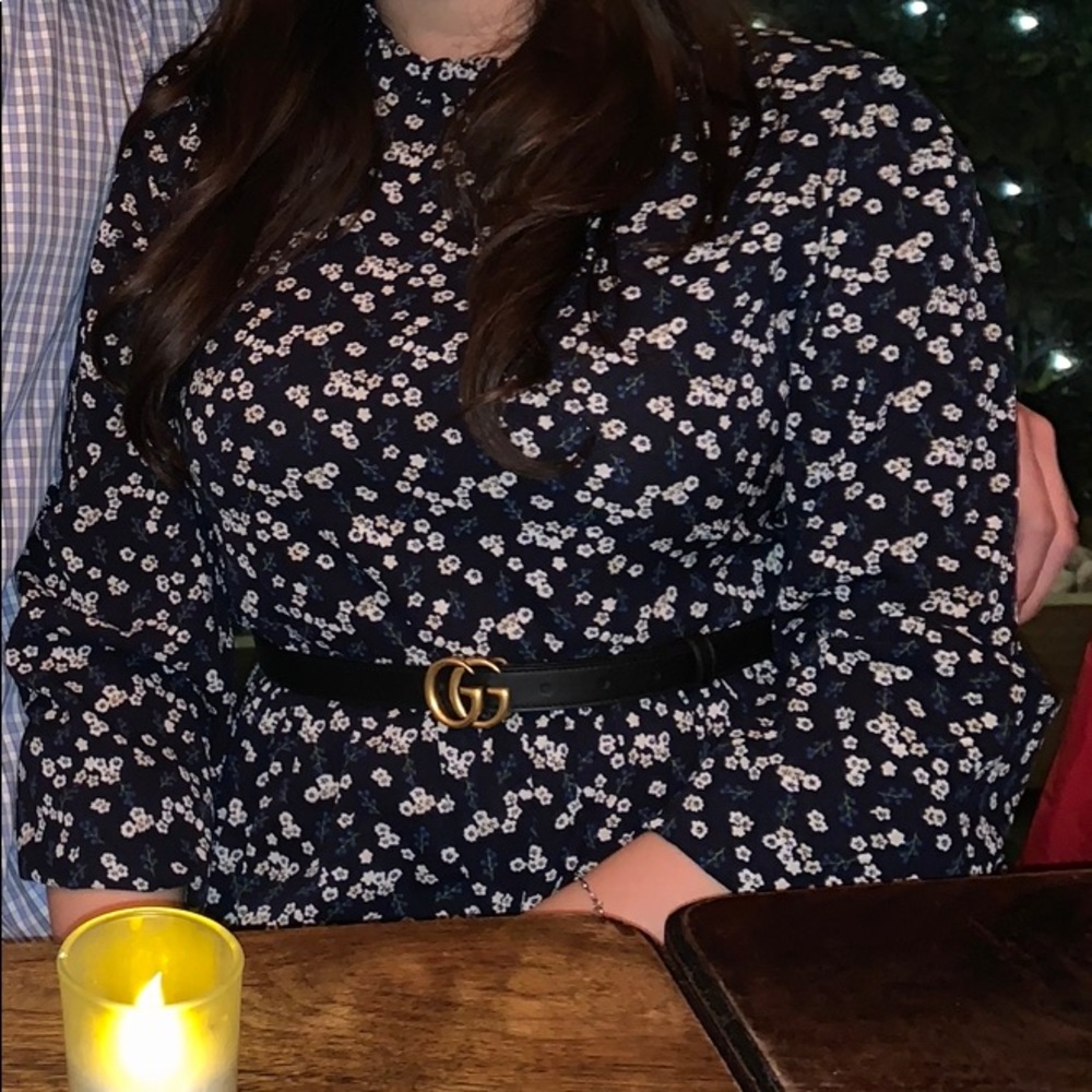 Long sleeve floral dress